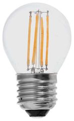 V-TAC Λάμπα LED Filament Γλομπάκι E27 G45 4W 400lm 300° IP20 Διάφανο Γυαλί Ζεστό Λευκό 214306