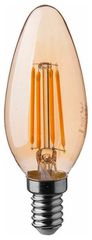 V-TAC Λάμπα LED E14 κερί filament 4W θερμό λευκό 2200K γυαλί amber 217113