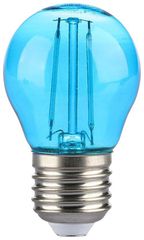 V-TAC Λάμπα LED Filament E27 G45 2W 230V 60lm 300° IP20 Μπλε 217412