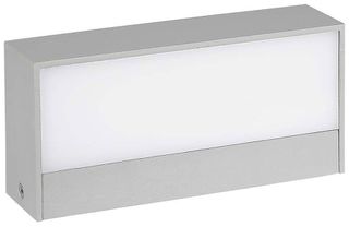 V-TAC Επιτοίχιο Φωτιστικό/Απλίκα Τοίχου LED 9W 230V 850lm 90° IP65 Up-Down Medium Γκρι Σώμα Ζεστό Λευκό 218239
