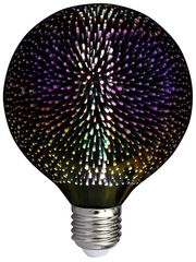 V-TAC Λάμπα LED E27 4W G125 300° IP20 3D Special Art Filament Ζεστό Λευκό 212706