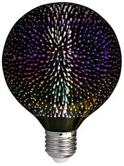 V-TAC Λάμπα LED E27 4W G125 300° IP20 3D Special Art Filament Ζεστό Λευκό 212706