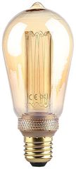 4W ST64 LED ART FILAMENT BULB-AMBER GLASS 1800K E27