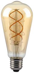 V-TAC Λάμπα LED E27 ST64 Filament 4.8W 230V 250lm 300° IP20 Amber Γυαλί 217416