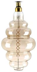 V-TAC Λάμπα Led Filament E27 S200 8W 230V 350lm 340° με Διπλό Σπείρωμα Ζεστό Λευκό IP20 Dimmable 217465
