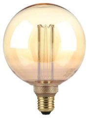 V-TAC  Λάμπα LED E27 G125 Special Art Filament 4W θερμό λευκό 3000K γυαλί amber SKU: 217475