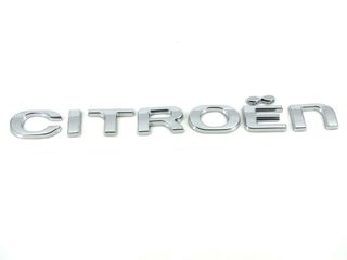 ΣΗΜΑ CITROEN C1/C2 C3/C4/C5 ΓΡΑΜΜΑΤΑ ΜΑΡΚΑΣ ΧΡΩΜΙΟ ΠΙΣΩ 185x23mm