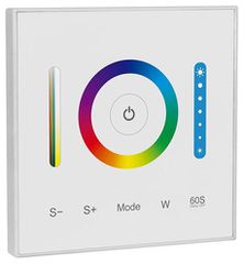 V-TAC Επιτοίχιο Controller Αφής 3σε1 για Ταινίες LED RGB/RGB+W/RGB+CCT Άσπρο 2915