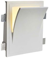 V-TAC Γύψινο Επιτοίχιο Χωνευτό Φωτιστικό για E14 LED Ορθογώνιο Άσπρο 6767