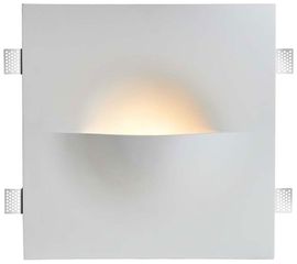 V-TAC Γύψινο Επιτοίχιο Χωνευτό Φωτιστικό για G9 LED Τετράγωνο Άσπρο 6768