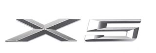 ΣΗΜΑ BMW X5 E53 '99-'06 / E70 '06-'13 ΓΡΑΜΜΑΤΑ ΧΡΩΜΙΟ ΠΙΣΩ 180x30mm