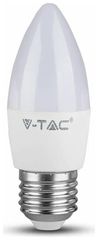 LED V-TAC Λάμπα Ε27 4.5W Κερακι 200° 470lm CRI >80 Θερμό Λευκό 3000K 2143421