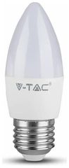 LED V-TAC Λάμπα Ε27 4.5W Κερακι 200° 470lm CRI >80 Θερμό Λευκό 3000K 2143421