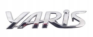 ΣΗΜΑ TOYOTA YARIS 17-19 ΓΡΑΜΜΑΤΑ ΧΡΩΜΙΟ ΠΙΣΩ 135x30mm
