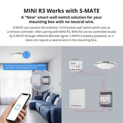 GloboStar® 80070 SONOFF S-MATE - Switch Mate 16A/3500W-thumb-5