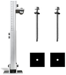 V-TAC Ρυθμιζόμενο ύψος 280-415mm & 10°-15° Κλίση Πίσω Πόδι για Φωτοβολταϊκά Ηλιακά πάνελ 11385