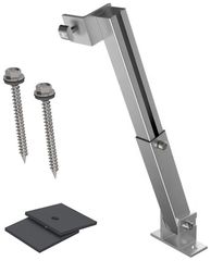 V-TAC Μπροστινό και Πίσω Πόδι Ρυθμιζόμενο 15°-30° για Στήριξη Φωτοβολταϊκών Πάνελ σε Οροφή-Ταράτσα 11386