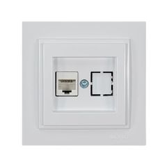 ΠΡΙΖΑ DATA CAT 6 RJ 45 MONH ΛΕΥΚΗ