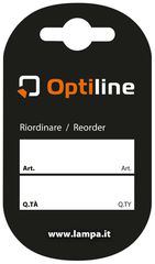 ΚΑΡΤΕΛΑ ΕΝΔΕΙΞΗΣ ΤΙΜΗΣ & ΚΩΔΙΚΟΥ ΣΕΙΡΑΣ OPTILINE ΓΙΑ ΣΤΑΝΤ 7x12cm LAMPA - 1 TEM.