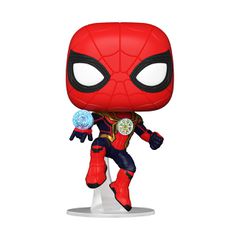 Funko Pop! Marvel: Spider-Man No Way Home - Spider-Man with Integrated Suit #913 Bobble-Head Vinyl Figure