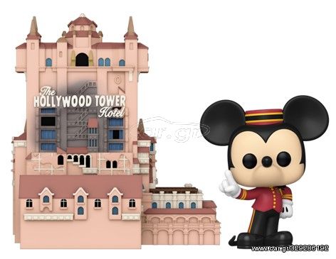 Funko Pop! Town: Walt Disney World 50th Anniversary - Hollywood Tower Hotel And Mickey Mouse #31 Vinyl Figure