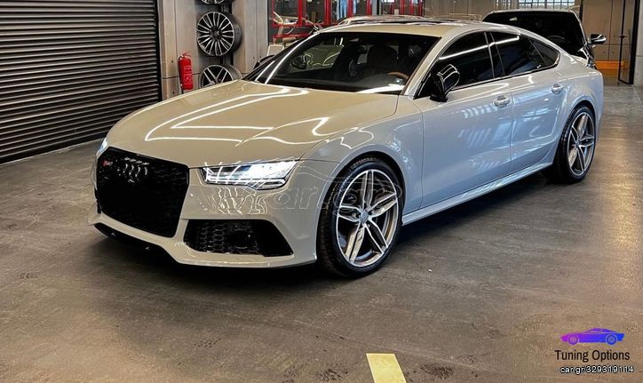 AUDI A7 S7 4G 2011-18 RS7 BODYKIT ΜΕ CARBON ΑΕΡΟΤΟΜΗ 