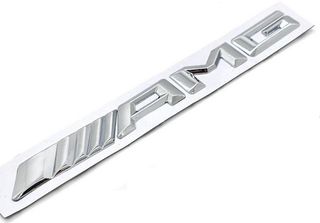 ΣΗΜΑ MERCEDES AMG CHROME ΓΡΑΜΜΑΤΑ ΠΙΣΩ 185x20mm