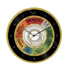 WIZARDING WORLD - Emergency - Plastic Clock 25cm Diameter
