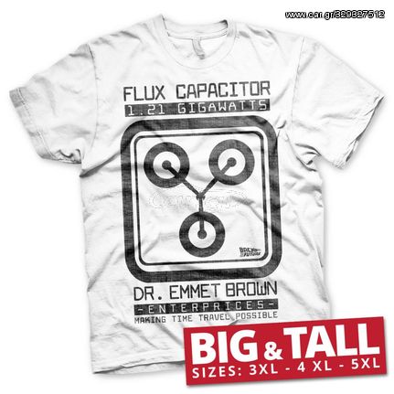 BACK TO THE FUTURE - T-Shirt Big & Tall - Flux Capacitor (3XL)