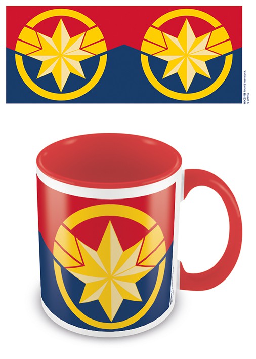 MARVEL - Coloured Inner Mug - Captain Marvel