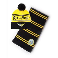 RICK & MORTY - Beanie & Scarf one size