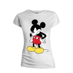 DISNEY - T-Shirt - Mickey Mouse Mad Face - GIRL (M)