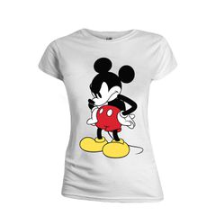 DISNEY - T-Shirt - Mickey Mouse Mad Face - GIRL (M)