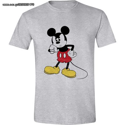 DISNEY - T-Shirt - Mickey Mouse Angry Face (L)