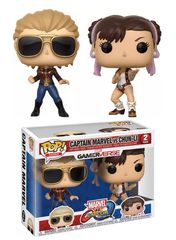 MARVEL Vs CAPCOM - POP 2-Pack - Captain Marvel Vs Chun-Li-thumb-0