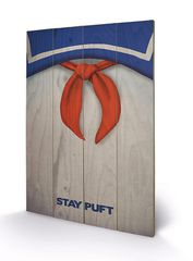 GHOSTBUSTERS - Impression sur Bois 40X59 - Stay Puft-thumb-1