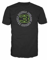 CALL OF DUTY MW3 - T-Shirt Black - COUNTRIES 3 (XXL)
