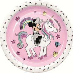 Πιάτα Minnie Unicorn (8 τεμ)