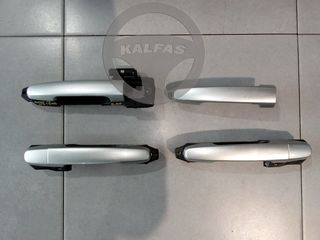 TOYOTA RAV4 (XA20) '03 2.0 16V VVTI 4Χ4 (5Θ) ΧΕΡΟΥΛΙΑ ΠΟΡΤΩΝ ΑΣΗΜΙ (Ε.ΑΡΙΣΤ,Ε.ΔΕΞΙ,Π.ΑΡΙΣΤ,Π.ΔΕΞΙ,ΤΖΑΜΟΠΟΡΤΑΣ) ΚΑΙ ΜΥΛΟΙ ΠΟΡΤΩΝ (ΑΡΙΣΤΕΡΟΣ,ΔΕΞΙΟΣ) ΚΑΙ ΤΖΑΜΟΠΟΡΤΑΣ *