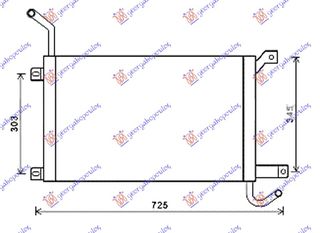 ΨΥΓΕΙΟ ΒΟΗΘΗΤΙΚΟ 4.2 SUPERCHARGED ΒΕΝΖΙΝΗ (550x365x32)  για RANGE ROVER SPORT 05-13