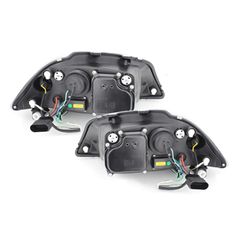 Μπροστινά Φανάρια Set Για Seat Ibiza 6L 02-08 DRL Μαύρα H1/H1 Sonar-thumb-3