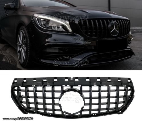 ΜΑΣΚΑ ΕΜΠΡΟΣ MERCEDES CLA W117 CLA45 GT-R Panamericana Design All Black