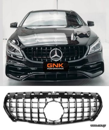 ΜΑΣΚΑ ΕΜΠΡΟΣ MERCEDES CLA W117 CLA45 GT-R Panamericana Design All Black