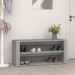 Παπουτσοθήκη Γκρι Sonoma 100x35x45 εκ. από Επεξεργασμένο Ξύλο 816910