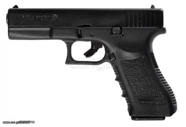 BRUNI GAP (GLOCK 17) Black 9mm Πιστόλι αντίγραφο starter pistol-ισχυρού κρότου Σηματοδοσίας με ΔΩΡΟ 1 κουτί αβολίδωτα Σηματοδοσίας (50 τμχ) ΒΛΕΠΕ ΣΗΜΑΝΤΙΚΗ ΠΡΟΕΙΔΟΠΟΙΗΣΗ ΑΣΦΑΛΕΙΑΣ ΠΕΛΑΤΩΝ