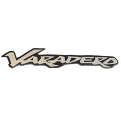 Αυτοκόλλητο Honda Varadero 35 Χ 5 CM Μαύρο - Χρώμιο ΑΥΤ.VARADERO-RXCCA