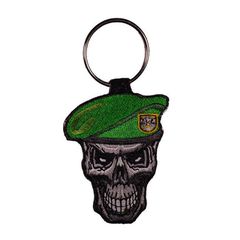 Μπρελόκ Κλειδιών Skull Army Υφασμάτινοsk011