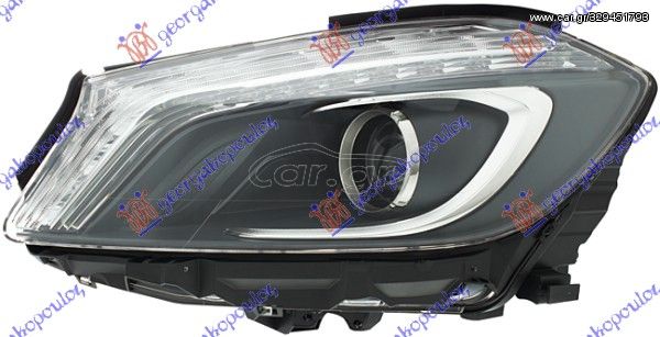 ΦΑΝΟΣ ΕΜΠΡΟΣ Bi-XENON ΕΞΥΠΝΟ ΜΕ ΦΩΣ ΗΜΕΡΑΣ LED (HELLA) για MERCEDES A CLASS (W176) 12-15