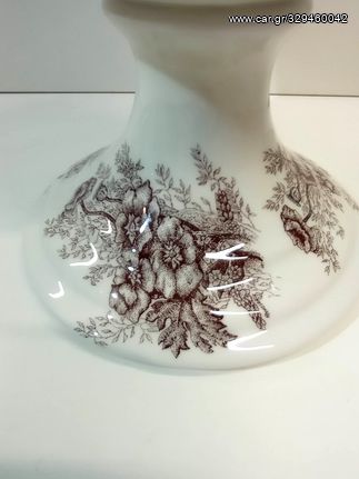 Επιβλητικό χειροποίητο πορσελάνινο βάζο της γνωστής παλιάς κεραμοποιίας της Κρήτης K. NTOUSSAKIS.-thumb-6