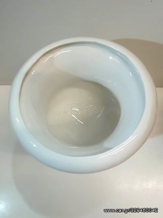 Επιβλητικό χειροποίητο πορσελάνινο βάζο της γνωστής παλιάς κεραμοποιίας της Κρήτης K. NTOUSSAKIS.-thumb-7